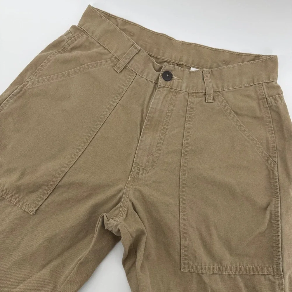 Levi's Dry Goods Carpenter Pant Mens 29x34 Vintage Y2K Tan Khaki Cotton Trousers - Picture 1 of 11